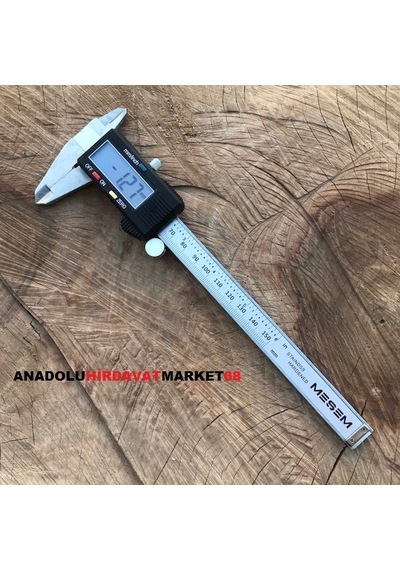 Meşem Dijital Kumpas 150Mm Çelik Kumpas Kutulu