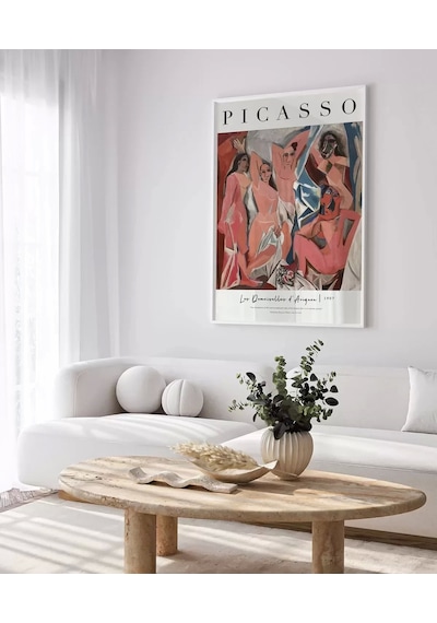 Çerçevesiz Poster Pablo Picasso Avignonlu Kızlar