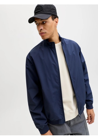 Jack & Jones Jack&jones Jjecharge Stand Collar Erkek Bomber Ceket 12288895 Lacivert