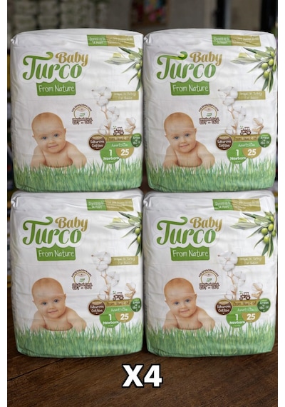 Baby Turco 1 Numara 25 Adet 4 Adet