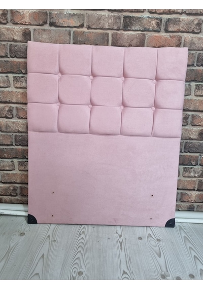 Emba Mobilya Lora Çift Kişilik Baza Başlığı Pembe 140 CM