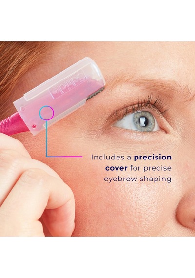 Rötuş Eksfoliye Edici Dermaplaning Aleti, Yüz Ve Kaş Tıraş Makinesi Hassas Kapaklı - 9 Adet Kadınlar İçin Dermaplaning Jilet