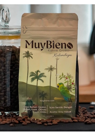 MuyBieno Kolombiya Medellin Supremo Öğütülmüş Filtre Kahve 250 G