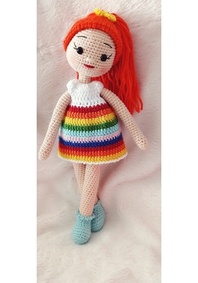 Eda Bebek Amigurumi Organik Örgü Oyuncak