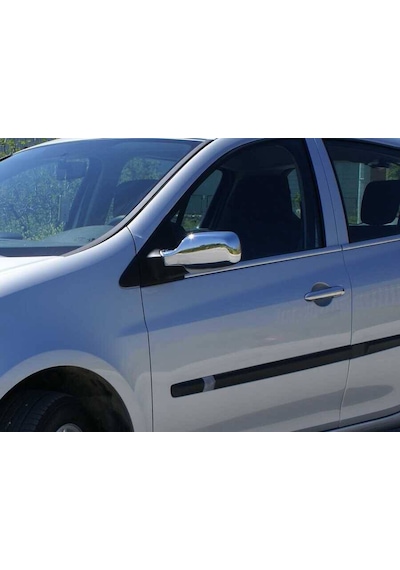 Renault Clio Ayna Kapağı Set - Krom 2006-2010 Arası, Hb/sw