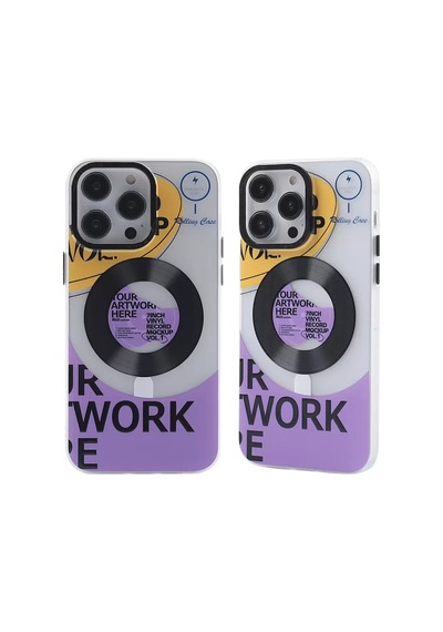 Newface Apple İphone 14 Pro Max Kılıf Apollo Magneticsafe Desenli Kapak - Apollo Şeffaf - 6