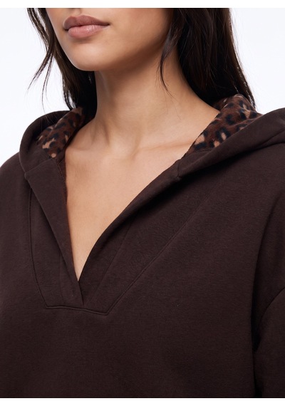 Discovery Expedition D6wl-swt3573 Kahverengi Kadın Sweatshirt Kahve