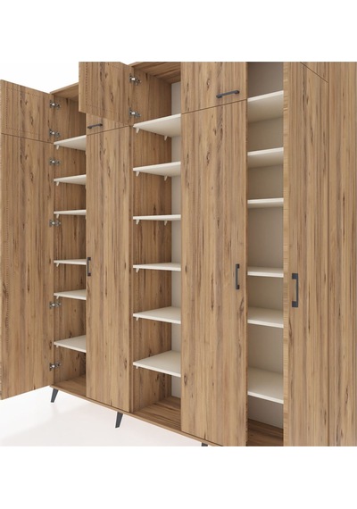 Hyperion Dolap 18 Raflı 9 Kapaklı 220x44x243 Çam-çam/aytaşı Atlas Çam/aytası Hyperion Dolap 18 Raflı 9 Kapaklı 220x44x243 Çam-çam/aytaşı Atlas Çam/aytası