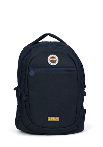 Fenerium Fenerbahçe Lisanslı Lacivert Sırt Çantası - Laptop Bölmeli Kabartma Logolu Okul Çantası