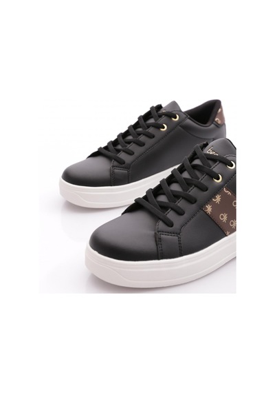 Benetton Bni-12132 Kadın Sneaker Ayakkabı Siyah Beyaz