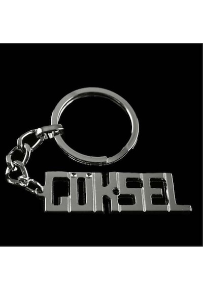 Göksel - 174 - - Nazblsmm - İsimli Anahtarlık Çok Renkli