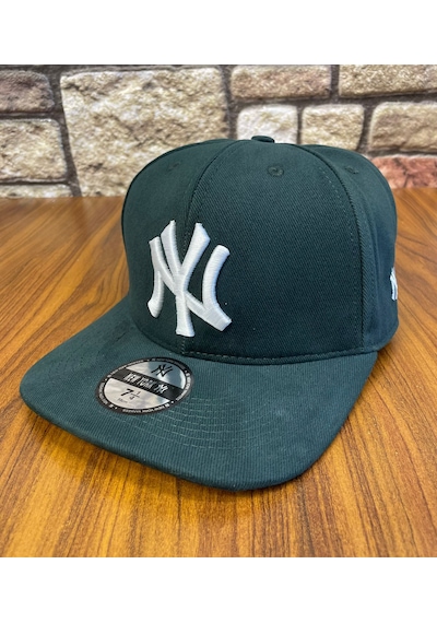Hamze Ny Newyork Nakışlı Hiphop Snapback Rapper Drip Şapka Cap Zümrüt Yeşili