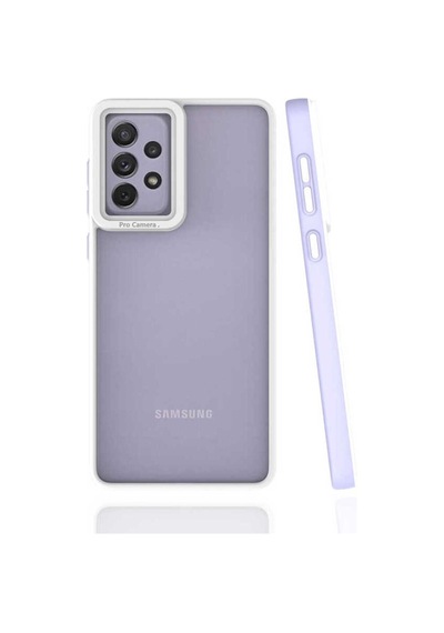 Samsung Uyumlu Galaxy A73 Kılıf Zore Mima Kapak Lila