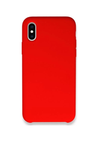 Newface Apple İphone X Kılıf Lansman Legant Silikon - Kırmızı