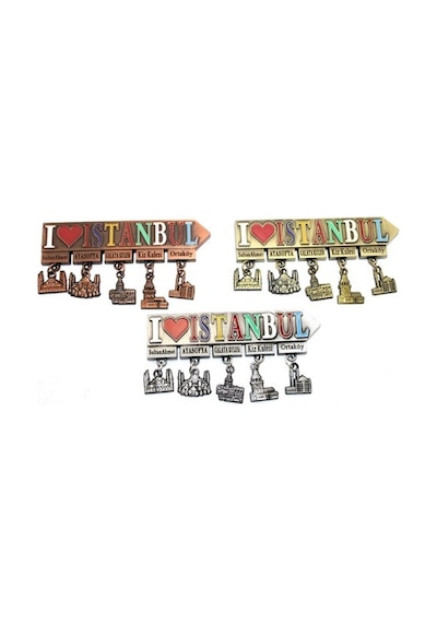 İstanbul Temalı Metal Magnet Model 7