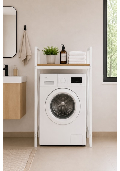Lifos Çam/beyaz Raflı Çamaşır Makinesi Dolabı Kurutma Makinesi Dolabı Metal Banyo Dolabı Lifos Çam/beyaz Raflı Çamaşır Makinesi Dolabı Kurutma Makinesi Dolabı Metal Banyo Dolabı