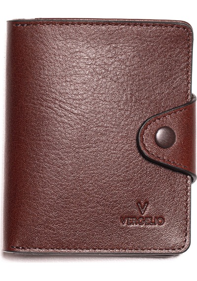 Coffee Braun Cüzdan & Kartlık Erkek 866 Vergelio Purse Matte Crystal Wallet Card Holder Coffee Braun