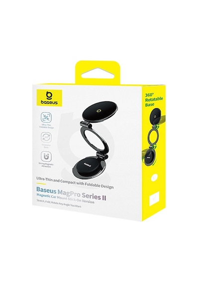 Baseus Magpro Series Iı Magnetic Araç İçi Telefon Tutacağı Siyah