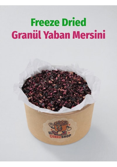 Freeze Dried Yaban Mersini Dondurularak Kurutululmuş Granül 85 Gr 80 G