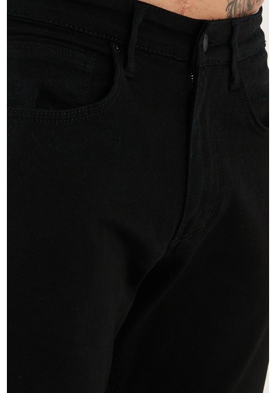 Buratti Streç Pamuklu Comfort Fit Yüksek Bel Boru Paça Jeans Erkek Kot Pantolon 4412C01Texas Siyah Buratti Streç Pamuklu Comfort Fit Yüksek Bel Boru Paça Jeans Erkek Kot Pantolon 4412C01Texas Siyah
