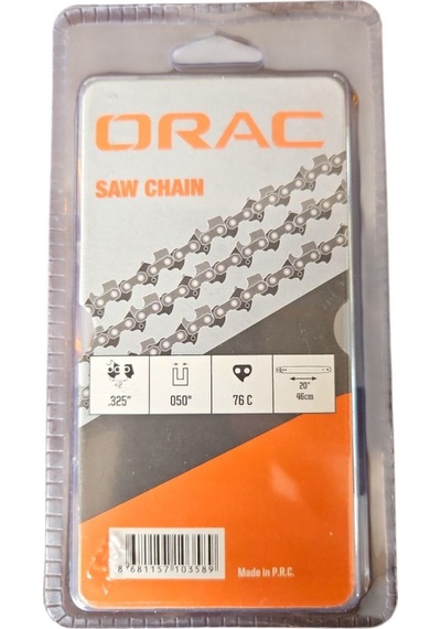 Kesik Zincir Orac 3.25" 1.3 Mm 38 Diş Köşeli Motorlu Testere Uyumlu Profesyonel Zincir
