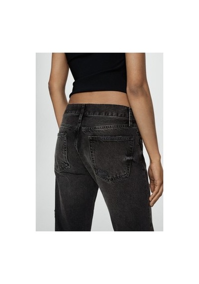 101Dzyn Düşük Bel Yırtık Kadın Jean, Rahat Kesim Ve Modern Stil 100