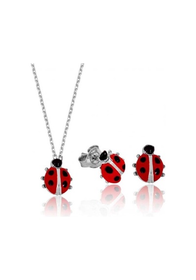 Gümüş Uğur Böceği Kadın Set (510775513)