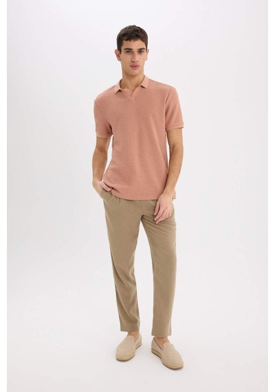 DeFacto Regular Fit Polo Yaka Kısa Kollu Tişört E1215AX25SMBN300