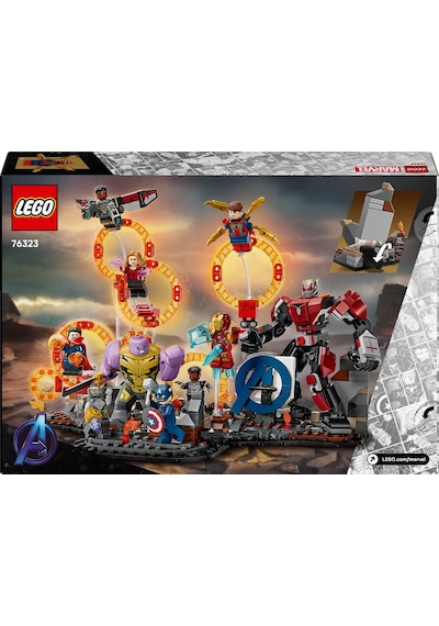 LEGO® ǀ Marvel Avengers: Endgame Son Savaş 76323 - 10 Yaş ve Üzeri Çocuklar için Süper Kahraman Minifigürü İçeren Oyuncak Yapım Seti (621P)
