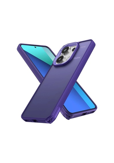 Xiaomi Redmi Note 13 Pro 4g Uyumlu Kılıf Elegant Kapak - Derin Mor