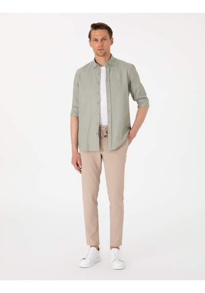 Pierre Cardin Erkek Haki Gömlek Desenli 50306996-vr027 Haki