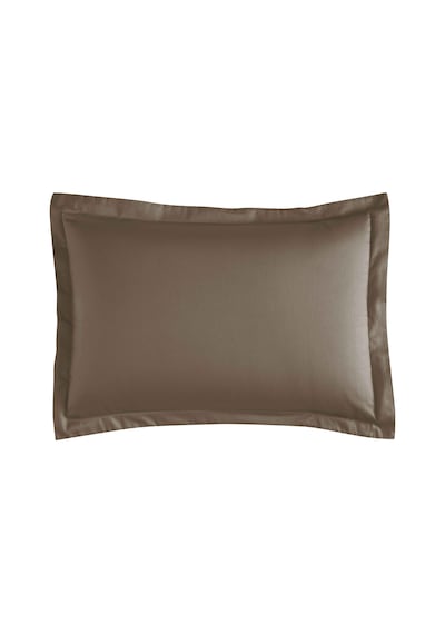 Linens Mix&match Pamuk Saten 2'li Volanlı Yastık Kılıfı Seti Kahve