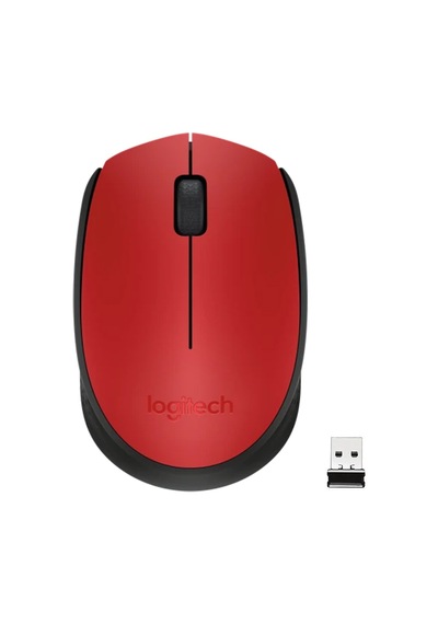 Logitech M171 Usb Kırmızı Kablosuz Mouse