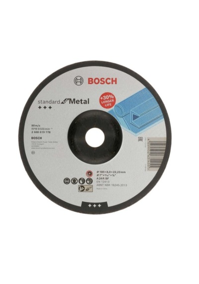 Bosch 180x6 Mm Standart Metal Taşlama Taşı 2608603183 X 5adet