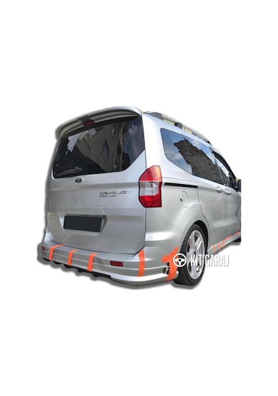 Kit Garaj Ford Tourneo Courier 2014-2023 Boyasız Mat Siyah Arka Ek Plastik