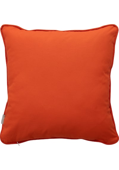 Mudo Home Marin Fısh Nakışlı Kırlent Beyaz Turuncu 50x50 Cm