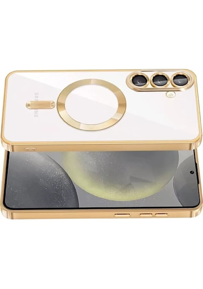 Newface Samsung Galaxy S26 Plus Kross Magneticsafe Kapak - Gold Altın