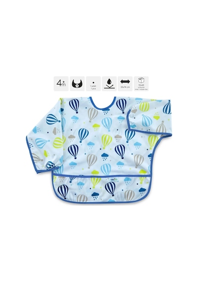 Babyjem Baskılı Blw Kollu Mama Önlüğü Avakado Desen