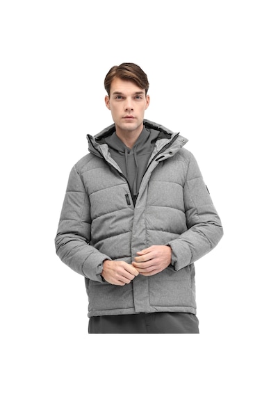 Kinetix Ml Downey Coat 5pr Antrasıt Melanj Erkek Kısa Kaban 000000000102031348 Gri