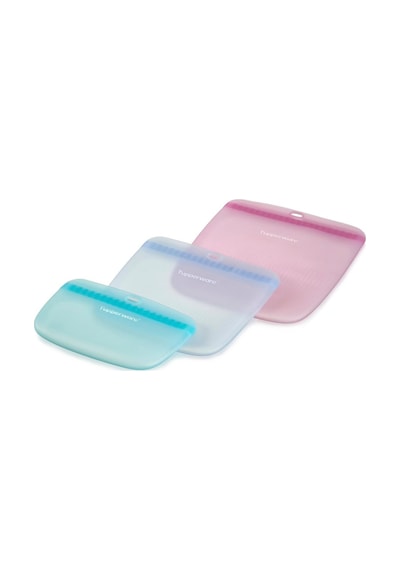 Tupperware Silikon İnce Büyük Çanta Saklama Kabı Şeffaf