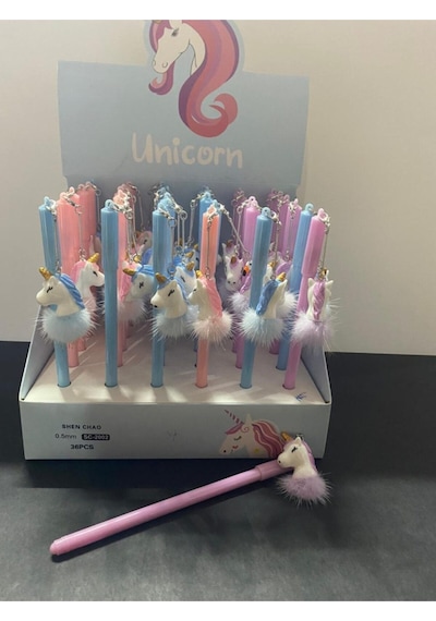 Unicorn Tükenmez Kalem Mor Mor