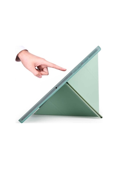 Samsung Uyumlu Galaxy Tab A7 10.4 T500 T505 T507 Kılıf Kalem Bölmeli Tri