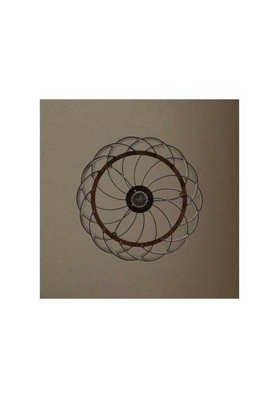 40 Cm Spiral Ahşap Avize - Modern Bohem Sarkıt - Mutfak Salon Yatak Odası Tekli Aydınlatma Ceviz