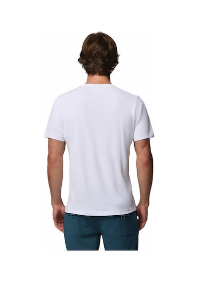 Columbia Zero Rules Lıght Ss Crew Erkek Beyaz Teknik Kısa Kollu T-shirt Ao2717-100