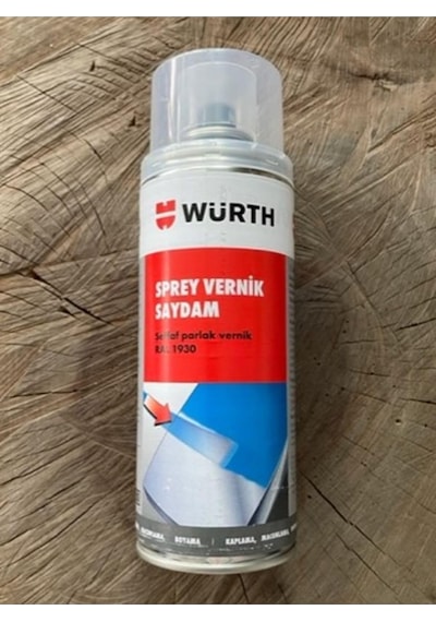 Würth Sprey Oto Verni K Far Jant Kaporta Verni K Parlak 400 Ml Gri
