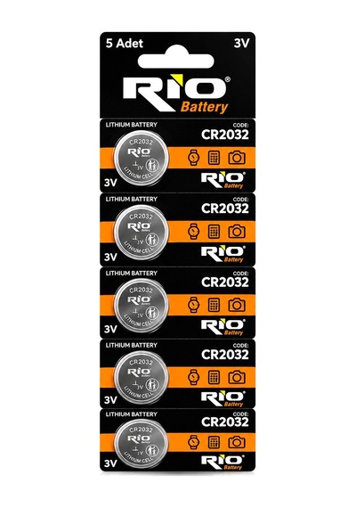 Rio Battery Cr-2032 Lityum Para Pil 3v 5'li Kart