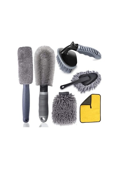 Zhltools 6 Parçalı Araba Ve Lastik Temizleme Premium Set