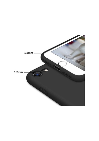 Apple Uyumlu iPhone Se2 8-7 Lansman Kilif Içi Kadife Silikon 183471587 - Renk / Bordo