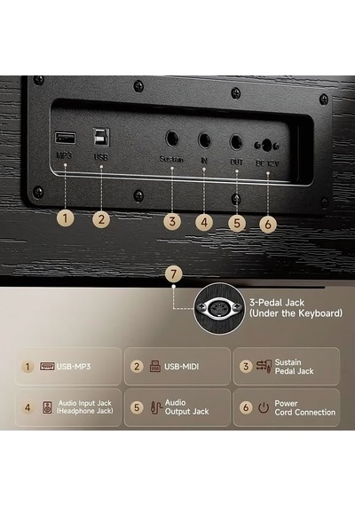 Donner Dhp-600 Dijital Piyano Siyah