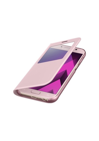 Samsung A5 2017 S-view Kılıf, Pembe Sku: Smgstk6cfdd8442f